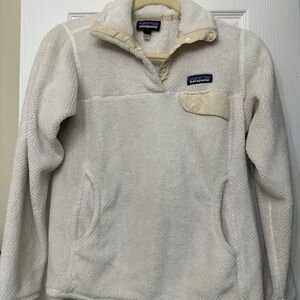Patagonia Off-White Fleece Jacket